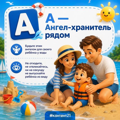 💦 Планируете сходить на пляж всей семьёй или отдохнуть в аквапарке?