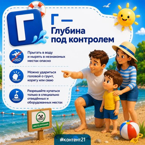 💦 Планируете сходить на пляж всей семьёй или отдохнуть в аквапарке?