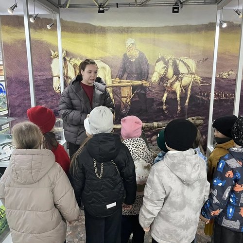 Экскурсия 1Б в музей истории трактора