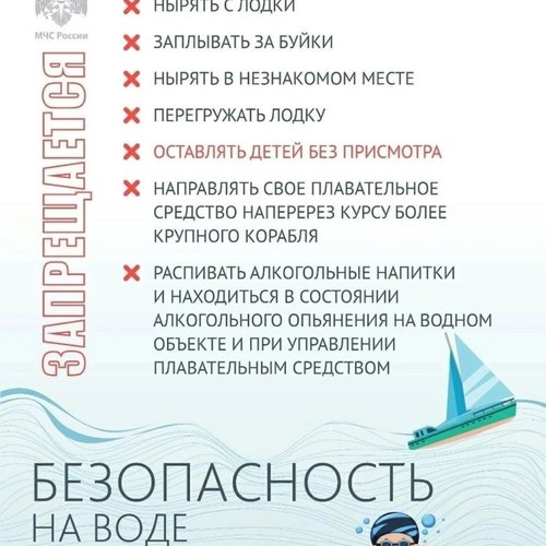 БЕЗОПАСНОСТЬ НА ВОДЕ В ЛЕТНИЙ ПЕРИОД 