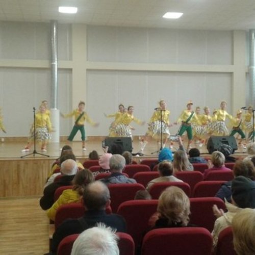 Первый концерт в новой школе для наших бабушек и дедушек