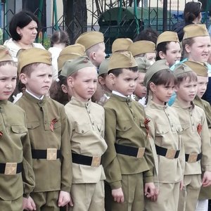 СМОТР СТРОЯ И ПЕСНИ, ПОСВЯЩЕННЫЙ ДНЮ ПОБЕДЫ В КОРПУСЕ НА ЯРОСЛАВСКОЙ