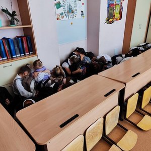 Тактико-специальные учения по антитеррору в корпусе на Строителей, 7
