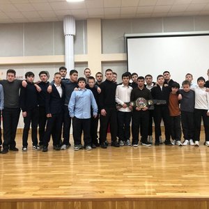 Встреча с чемпионом мира по ММА Рахмоналиевым Фарходом
