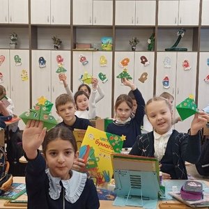 Новогодний мастер-класс от библиотеки имени Л. Агакова