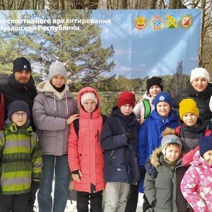 Второй этап  Открытого Чемпионата и Первенства г Чебоксары по спортивному ориентированию на заснеженном грунте.