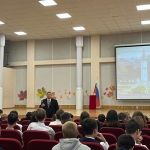 Профориентационная встреча с вице-президентом Торгово-промышленной палаты Чувашской Республики Князевым А.А.