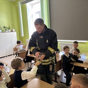 Ученики СОШ 1 присоединились ко Всероссийскому открытому уроку культуры безопасности