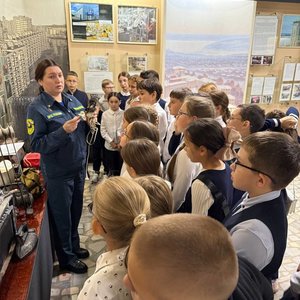 Урок культуры безопасности в Музее пожарной охраны