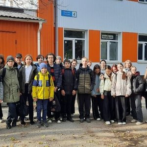  7Б класс в Гидрометеоцентре Чувашии.