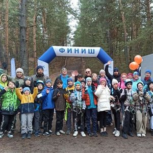 Команда СОШ 1 на республиканских соревнованиях по спортивному ориентированию 