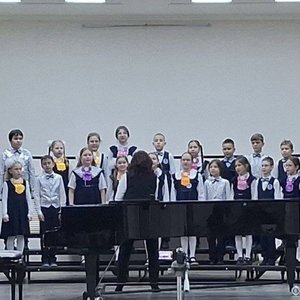 Школьный хор на концерте в ЧГПУ