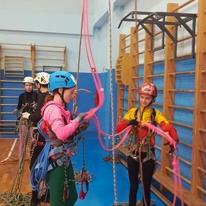 Зимние сборы воспитанников кружка "Спортивный туризм"