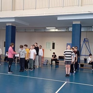 Школьный турнир по пионерболу среди 5-х классов