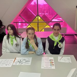 8А на эколого-просветительском мероприятии  ко Дню птиц в Национальной библиотеке 